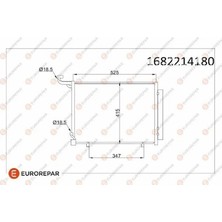 Eurorepar KLIMA RADYATÖRÜ COURIER/FIESTA 2017 KOMPLE H1BH 19710 AB