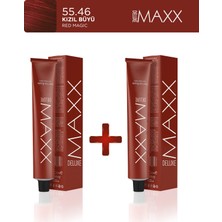 Maxx Deluxe 2'li Tüp Boya 60 ml 55.46 Kızıl Büyü