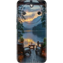 Adasena Honor Magic 8 Lite Kılıf Desenli Baskılı Tpu Rubber Kapak Tamamen Huzur