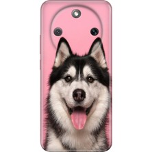 Senada Honor Magic 8 Lite Kılıf Desenli Baskılı Tpu Rubber Kapak Hasky