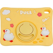 Nettech Apple iPad 10 Nesil 10.9 2022 Uyumlu Maskot Duck Seri Arka Koruma