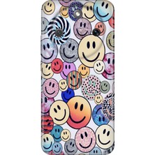Senada Honor Magic 8 Lite Kılıf Desenli Baskılı Tpu Rubber Kapak Emojix