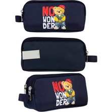 Ümit Çanta Cennec Hiphop Bear Kalem Çantası – Hip Hop Temalı Çocuk Okul Kalemliği 20X10X6