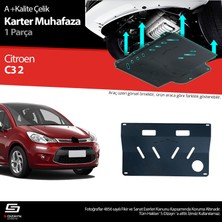 S-Dizayn Citroen C3 Çelik Karter Muhafaza Koruma 2009-2016 A+ Kalite