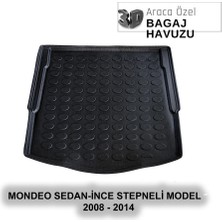 Elorcar Ford Mondeo Sedan-Ince Stepneli Model 2008 - 2014 3D Bagaj Havuzu