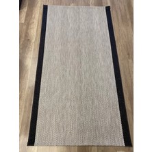 Hoom Rugs 1147 Bej Siyah Sisal Plus Jüt Halı