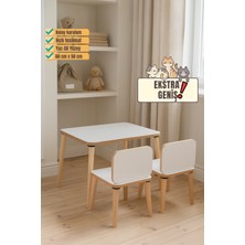 Mesavista Çocuk Aktivite Masası, Etkinlik Masası, Çocuk Düz Çalışma Masası- Sandalye Takımı Yaz- Sil Yüzey