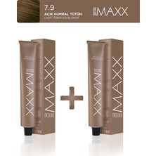 Maxx Deluxe 2'li Tüp Boya 60 ml 7.9 Açık Kumral Tütün