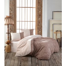 Kristal Çift Kişilik Ranforce Nevresim Takımı - 4 Parça - %100 Pamuk - Orijinal Lüks Kutu