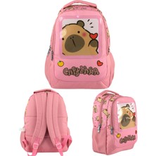 Ümit Çanta Capybara Ilkokul Sırt Çantası – PEMBE30 × 40 × 15