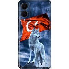 Adasena Samsung Galaxy S25 Edge Kılıf Desenli Baskılı Tpu Rubber Kapak Türk Tc