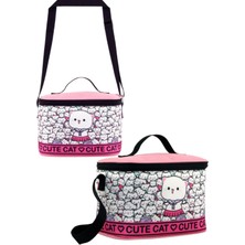 Ümit Çanta Cennec Cute Cat Termal Beslenme Çantası – Çocuk Okul Beslenme Çantası 23X16X15