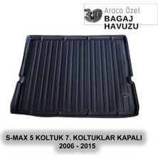 Elorcar Ford S-Max 5 Koltuk 7. Koltuklar Kapalı 2006 - 2015 3D Bagaj Havuzu