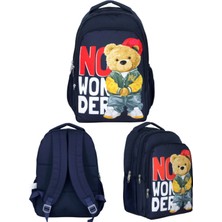 Ümit Çanta Cennec Hiphop Bear Sırt Çantası – Hip Hop Temalı Çocuk Okul Çantası 29X39X14