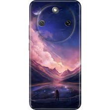 Nurdic Honor Magic 8 Lite Kılıf 0.4mm Lazer Kesim Silikon Kapak Mars Life