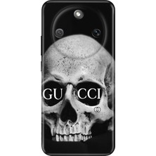 Honor Magic 8 Lite Kılıf Desenli Baskılı Tpu Rubber Kapak Skull Fashion