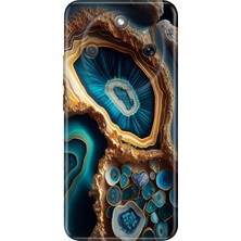 Senada Honor Magic 8 Lite Kılıf Desenli Baskılı Tpu Rubber Kapak Arew Mermer