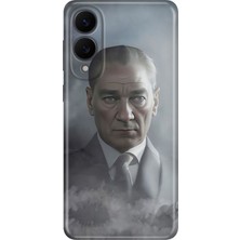 Senada Samsung Galaxy S25 Edge Kılıf Desenli Baskılı Tpu Rubber Kapak Atatürk 1938