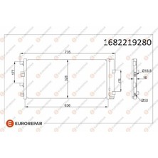 Eurorepar Klıma Radyatörü Duster 2010 8200880551