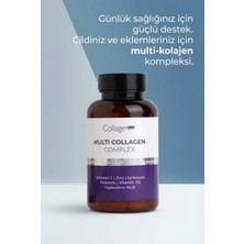 Collagen Forte Platinum Multi Collagen Complex, Hyalüronik Asit, Çinko, Selenyum, Vitamin C-E-D3 & Probiyotik, 90 Tablet
