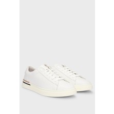 Boss Erkek Marka Logolu Rahat Taban Bağıcıklı Beyaz Sneaker 50502885-100