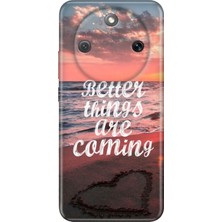 Senada Honor Magic 8 Lite Kılıf Desenli Baskılı Tpu Rubber Kapak Coming