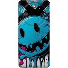 Adasena Honor Magic 8 Lite Kılıf Desenli Baskılı Tpu Rubber Kapak Vintage Wall
