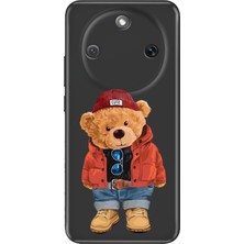 Nurdic Honor Magic 8 Lite Uyumlu Kılıf Silikon Desenli Tam Koruma Resimli Teddy Bear