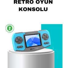 Poyraz Market Taşınabilir Mini Video Oyun Konsolu Ergonomik Tasarım