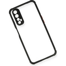 Poyraz Market Newface Realme 7 Kılıf Miami Şeffaf Silikon - Siyah