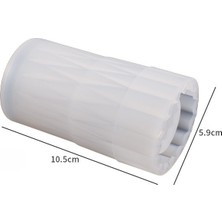 Hobiflex Silikon Kalıp Ithal Orta Boy Vazo Silikon Kalıp Epoksi Reçine Kalıp No: 2 HB130-0125