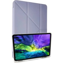 Poyraz Market Newface Ipad 10.2 (8.nesil) Kılıf Kalemlikli Mars Tablet Kılıfı - Lila