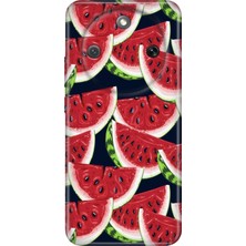 Senada Honor Magic 8 Lite Kılıf Desenli Baskılı Tpu Rubber Kapak Karpuz