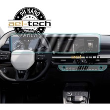 Ael-Tech Kia Stonic Uyumlu Navigasyon ve Klima 9h Nano Ekran Koruyucu 2’li Set 2025-2026