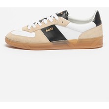 Boss Erkek Marka Logolu Rahat Taban Bağıcıklı Bej Sneaker 50522850-282