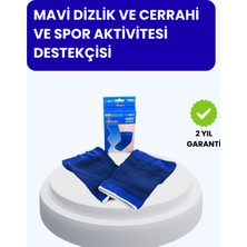 Poyraz Market Diz Koruyucu Sporcu Bandajı Esnek Sıkı Destekli