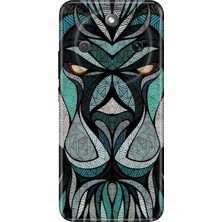 Honor Magic 8 Lite Kılıf Desenli Baskılı Tpu Rubber Kapak Lion Mandala