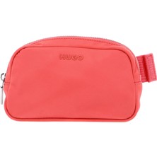 Hugo Kadın Fermuarlı Çıkarılamayan Uzun Askılı Mercan Bel Çantası 50536057-632