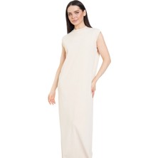 Fezzal Büyük Beden(44-48) Battal Sıfır Kollu Ribana Elbise