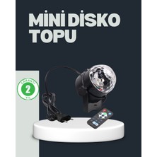 Poyraz Market Rgb LED Disko Küresi 7 Modlu Uzaktan Kumandalı