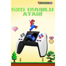 Poyraz Market Retro Konsol P5 Uyumlu Taşınabilir 520 Oyunlu Kablosuz Game Stick