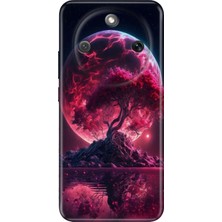 Nurdic Honor Magic 8 Lite Uyumlu Kılıf Resimli Desenli Silikon Red World