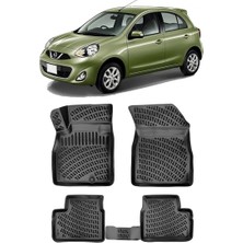 BTM Otomotiv Nissan Micra 2011-2018 Btm 3D Havuzlu Paspas