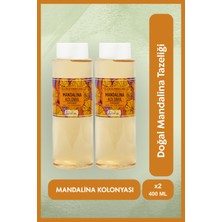 Gloria Perfume Mandalina Kolonyası Set 2X400 ml - Pet Şişe