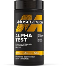 Muscletech Alpha Test 120 Caps. - Maximum Strength Test Booster ( Fenugreek, Tribulus, Shilajit)