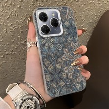 HONTINGA Tecno Spark 20 Pro 5g ile Uyumlu Kılıfı Silikon Kenar Sert Arka Düşüme Önleyici Basitlik Anti Düşme Kamera Korumali Klasik Desen Telefon Kılıfı Kadın ve Erkek Için Uygundur K1-0630