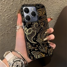HONTINGA Tecno Spark 20 Pro 5g ile Uyumlu Kılıfı Silikon Kenar Sert Arka Düşüme Önleyici Basitlik Anti Düşme Kamera Korumali Klasik Desen Telefon Kılıfı Kadın ve Erkek Için Uygundur K1-0630