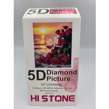 Duck Hoby 50X40 Boncuklu Taş Mozaik Elmas Goblen Pano Tablo Resim Boncuk Puzzle Dıamond Paıntıng Hı Stone