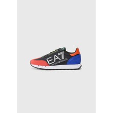 EA7 Unısex Kalın Rahat Taban Logo Desenli Süet Detaylı Çok Renkli Sneaker 7X000541 AF18609-MZ329