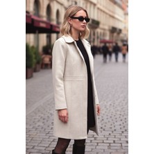 Barbora Dikiş Detaylı Tasarım Kaşe Kaban